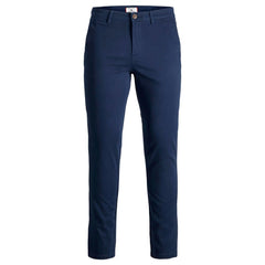 Jack Jones Blue Cotton Skinny Pant -   -  Jack Jones.