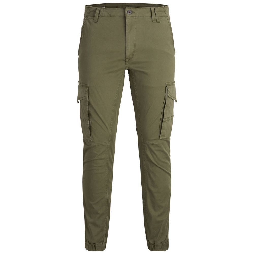 Jack Jones Green Cotton Skinny Pant -   -  Jack Jones.