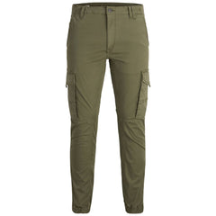 Jack Jones Green Cotton Skinny Pant -   -  Jack Jones.