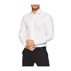 Calvin Klein White Cotton Shirt -   -  Calvin Klein.