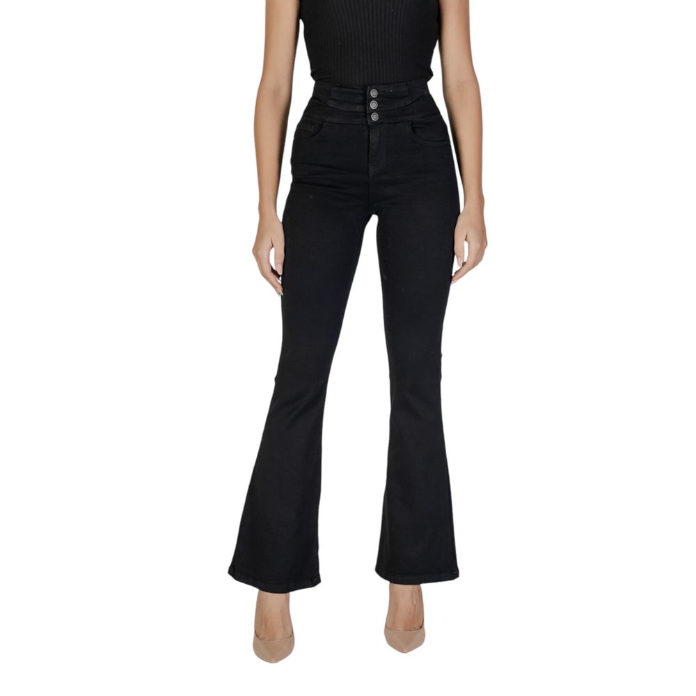 Only Black Cotton Pant -   -  Only.
