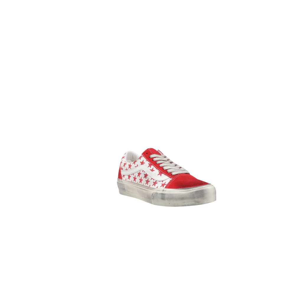 Vans Red Suede Leather Sneaker -   -  Vans.