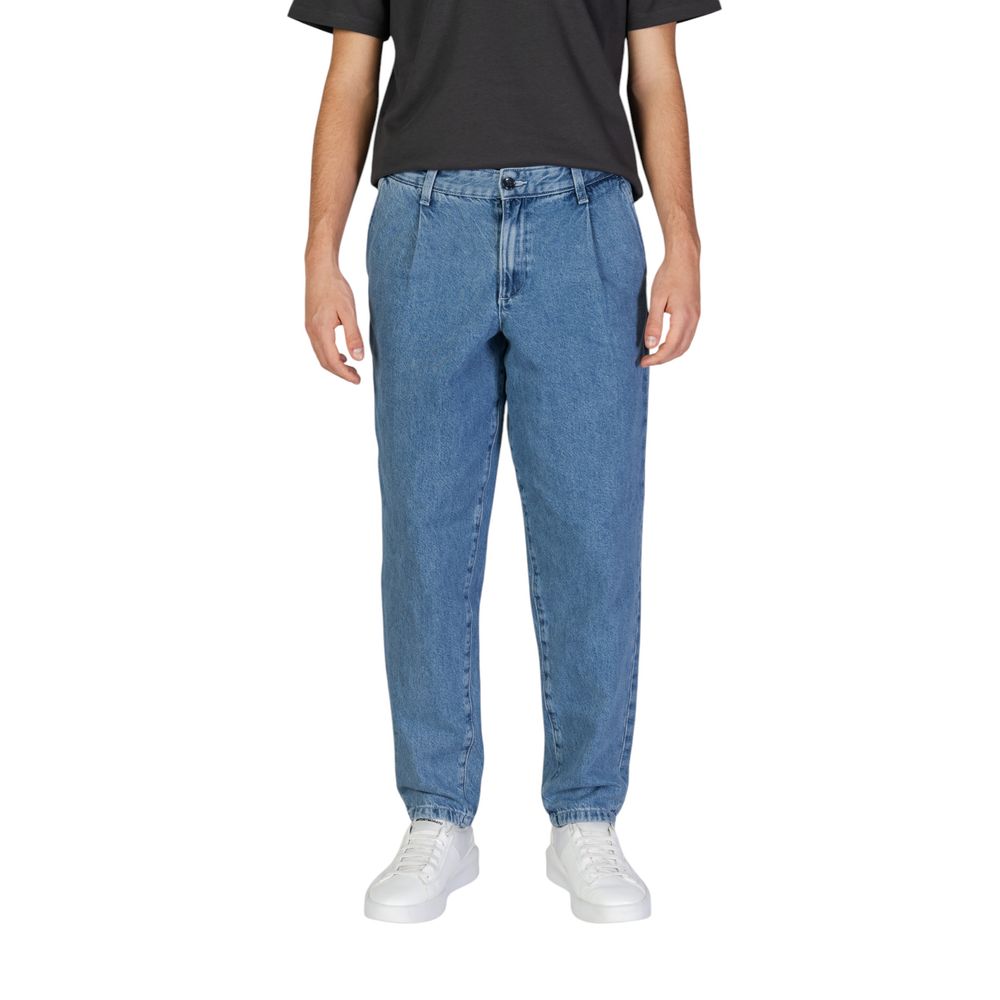 Jack Jones Blue Cotton Relaxed Fit Jean -   -  Jack Jones.