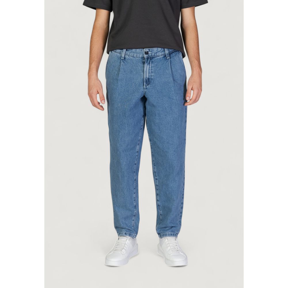 Jack Jones Blue Cotton Relaxed Fit Jean -   -  Jack Jones.
