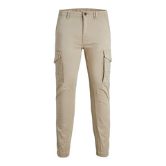 Jack Jones Beige Cotton Pant -   -  Jack Jones.