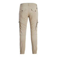 Jack Jones Beige Cotton Pant -   -  Jack Jones.