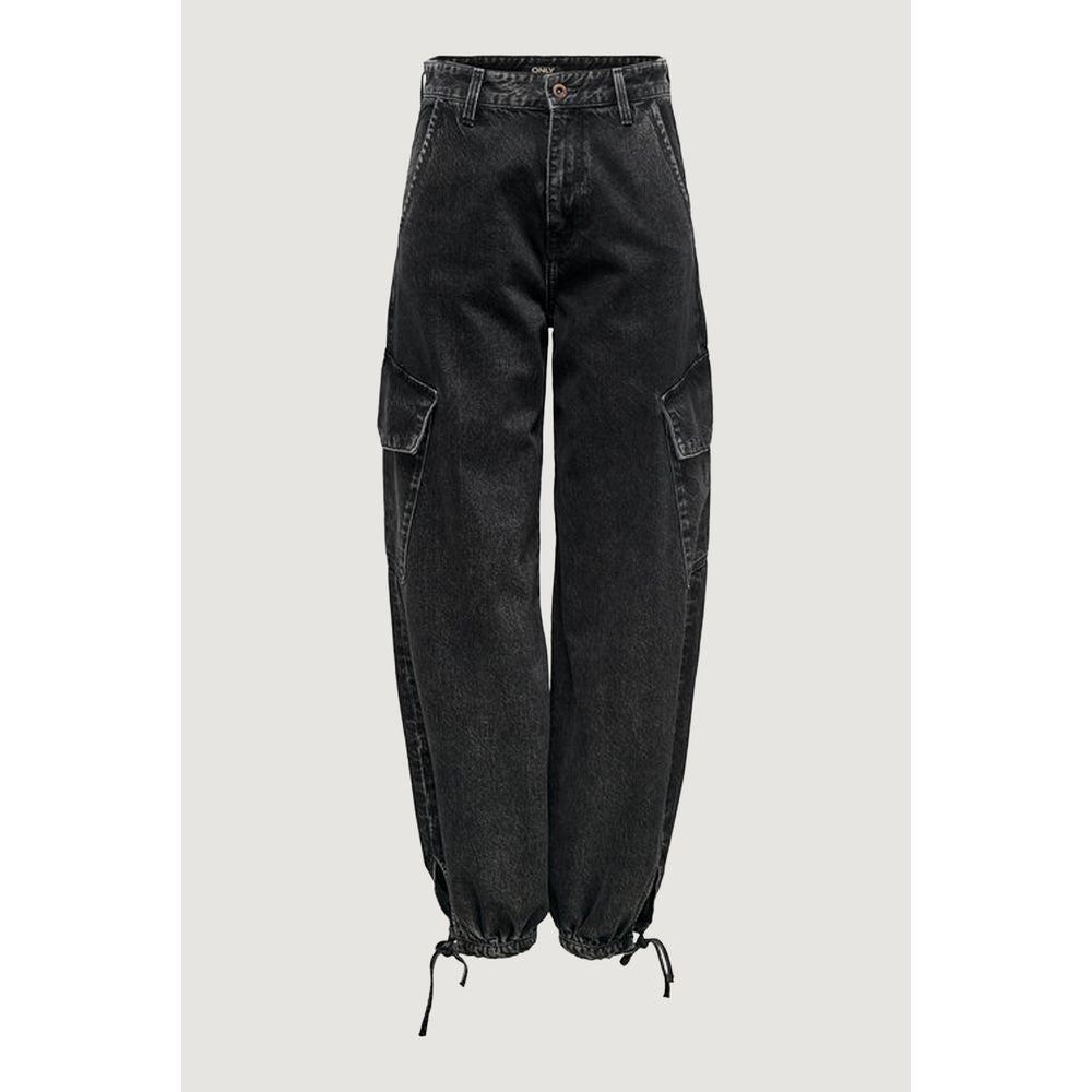 Only Black Cotton Boyfriend Jean -   -  Only.