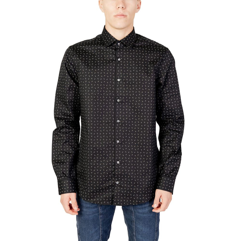 Calvin Klein Black Cotton Shirt -   -  Calvin Klein.