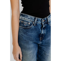 Tommy Hilfiger Jeans Blue Recycled Cotton Mom Jean -   -  Tommy Hilfiger Jeans.