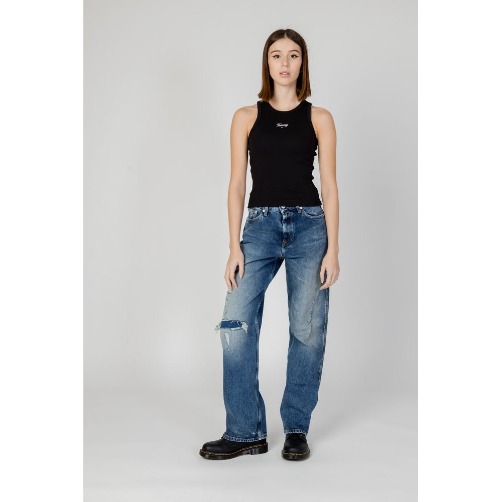 Tommy Hilfiger Jeans Blue Recycled Cotton Mom Jean -   -  Tommy Hilfiger Jeans.
