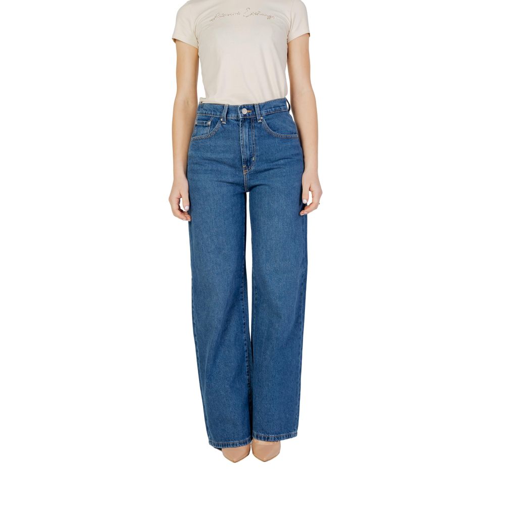 Only Blue Cotton Relaxed Fit Jean -   -  Only.