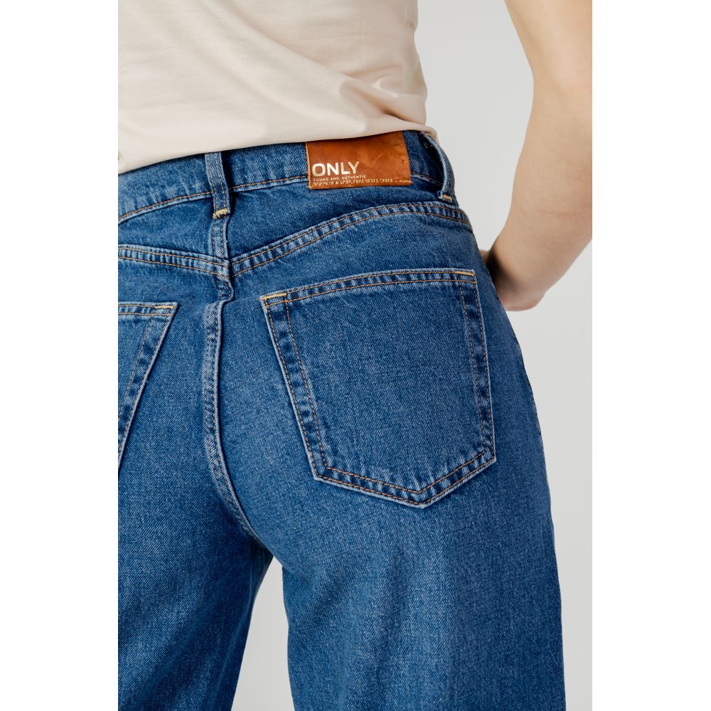 Only Blue Cotton Relaxed Fit Jean -   -  Only.
