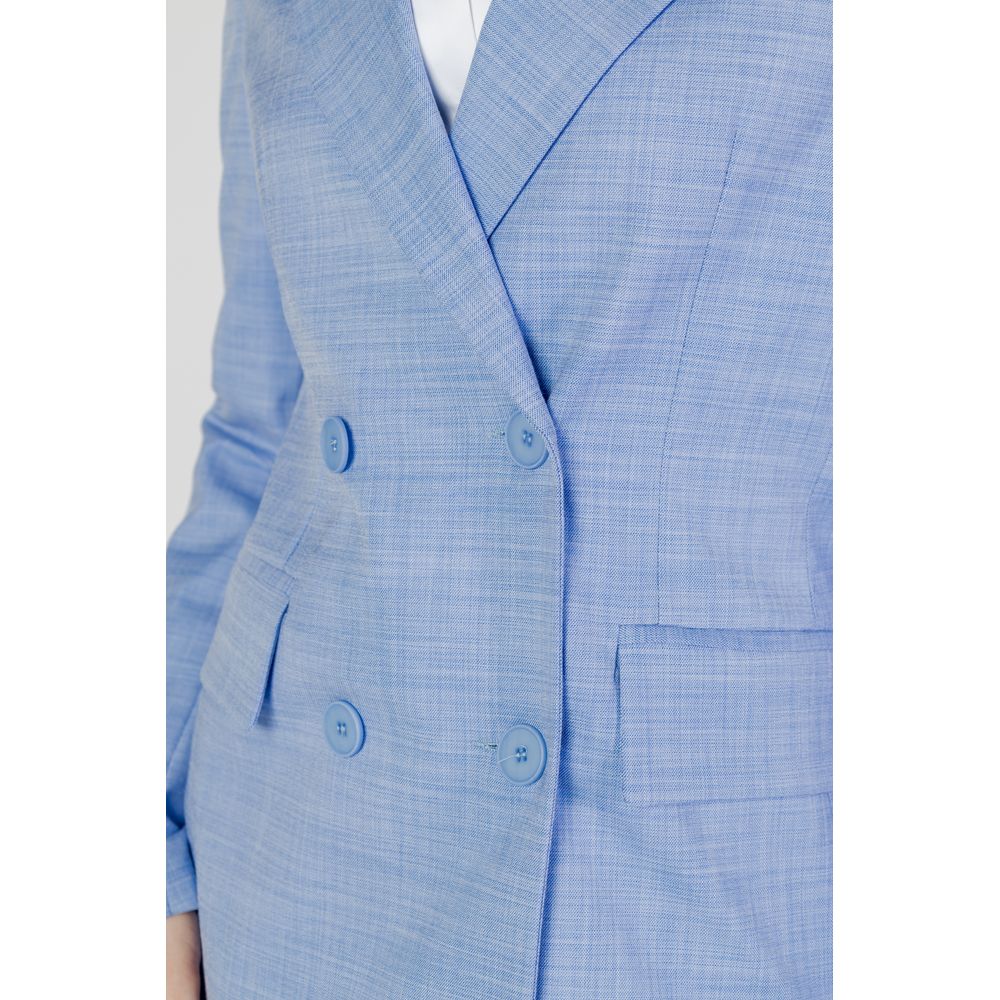 Sandro Ferrone Blue Viscose Blazer -   -  Sandro Ferrone.