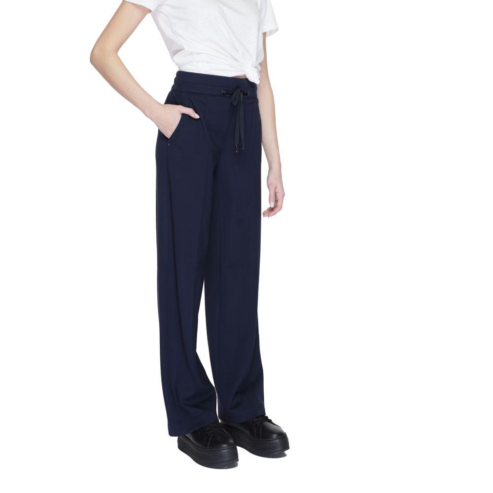 Street One Blue Viscose Pant -   -  Street One.