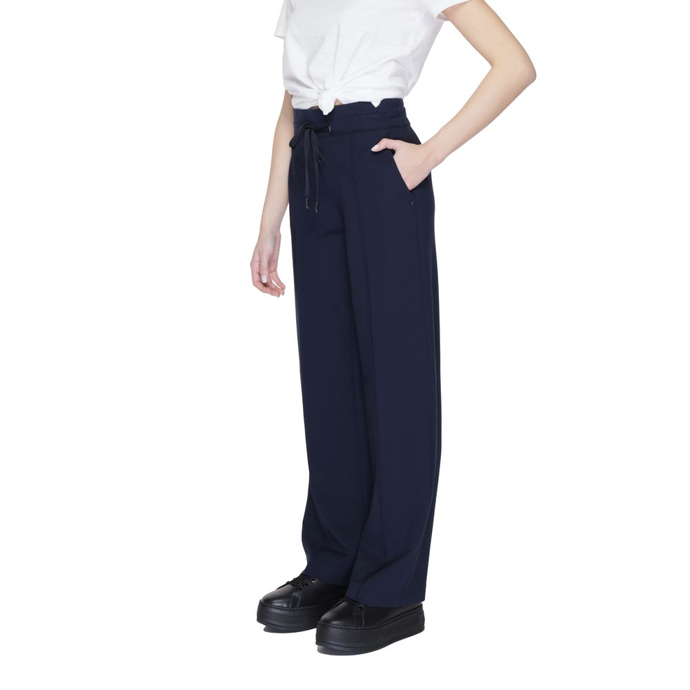 Street One Blue Viscose Pant -   -  Street One.