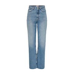 Only Light Blue Cotton Relaxed Fit Jean -   -  Only.