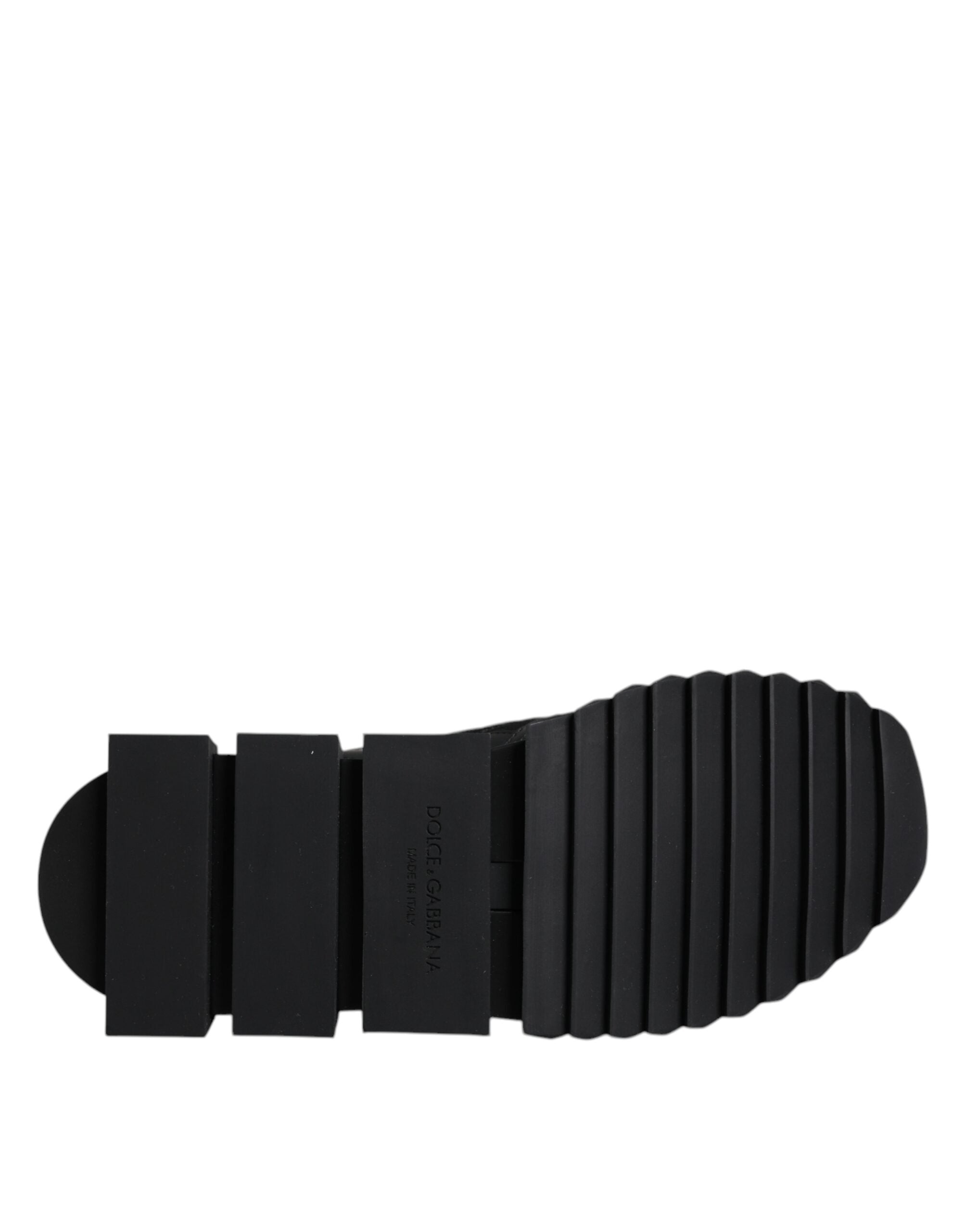 Dolce & Gabbana Black Sorrento Logo Men Sneakers Socks Shoes -   -  Dolce & Gabbana.