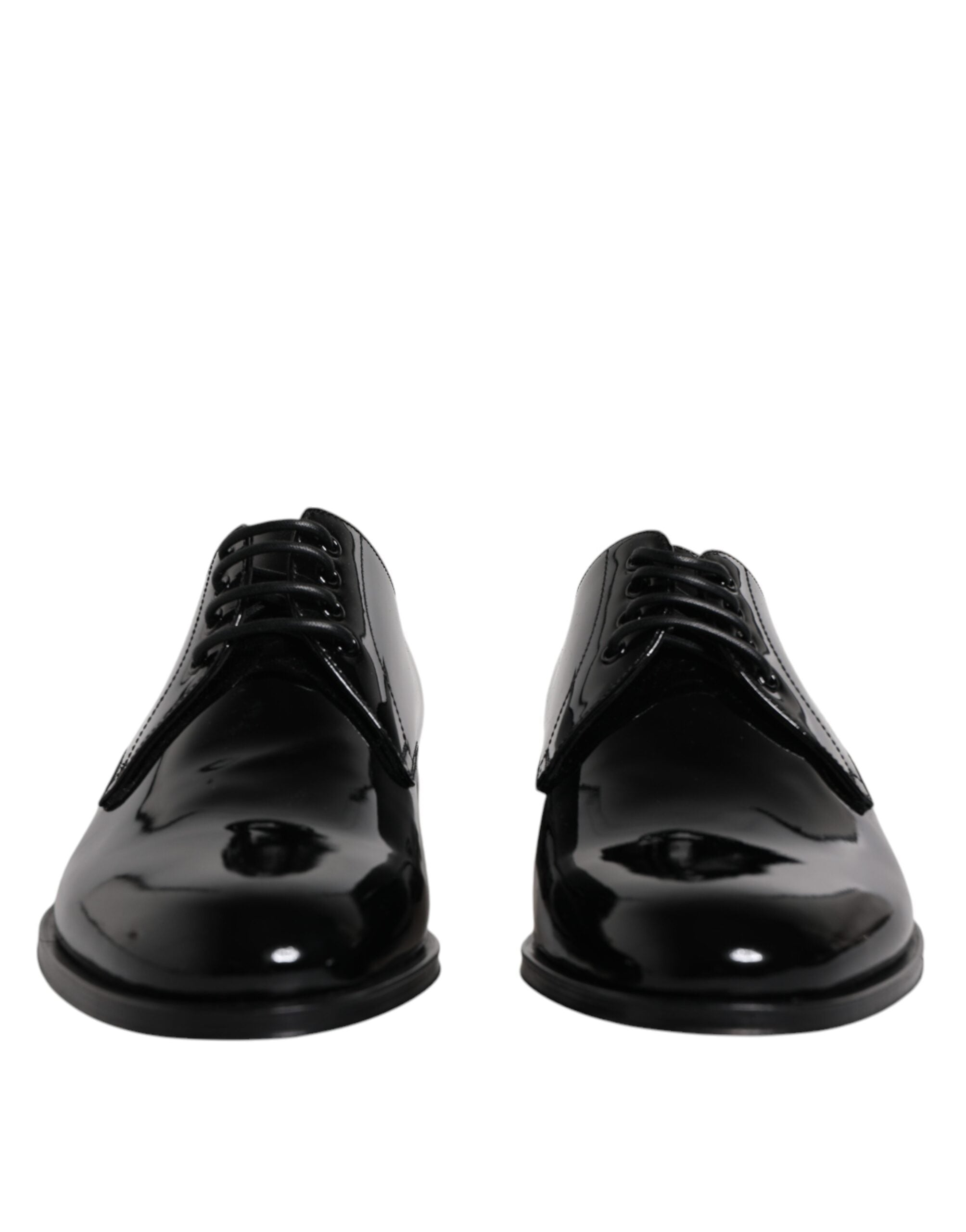 Dolce & Gabbana Black Patent Leather Derby Formal Dress Shoes -   -  Dolce & Gabbana.