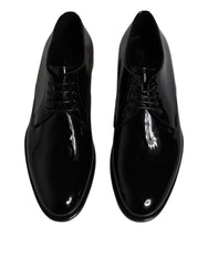 Dolce & Gabbana Black Patent Leather Derby Formal Dress Shoes -   -  Dolce & Gabbana.