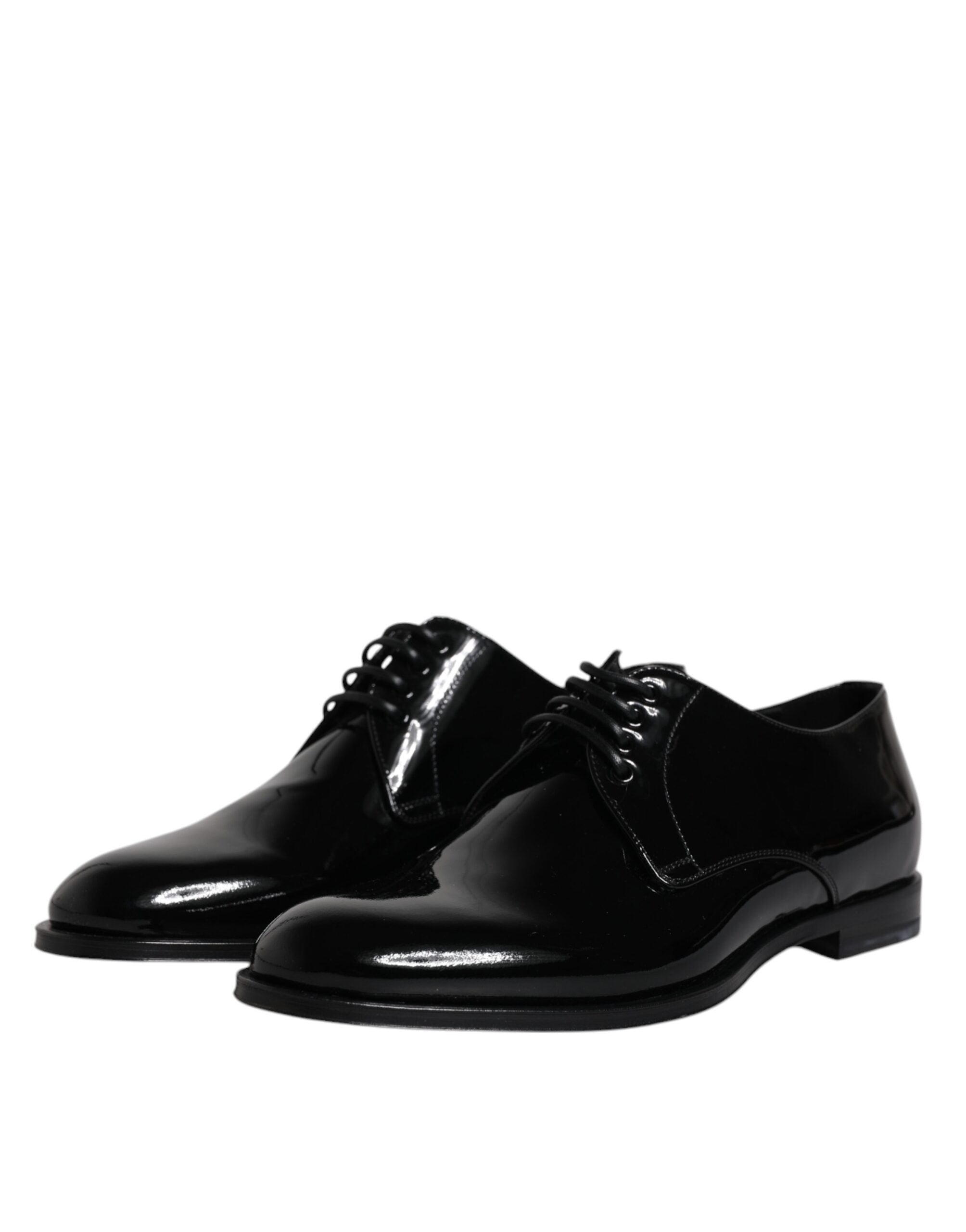 Dolce & Gabbana Black Patent Leather Derby Formal Dress Shoes -   -  Dolce & Gabbana.
