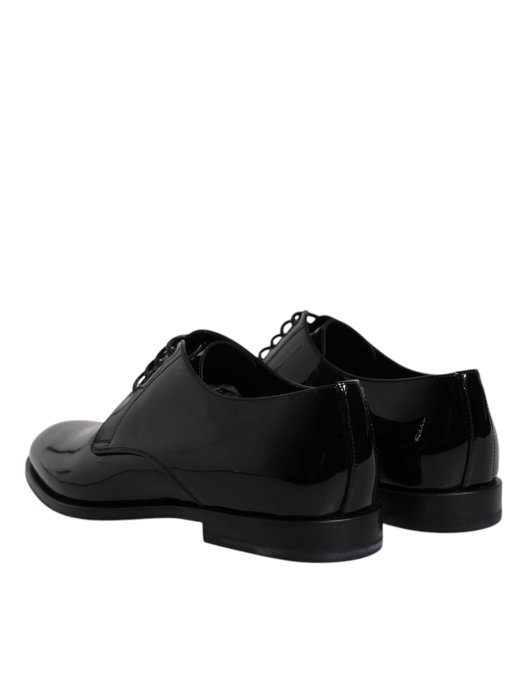 Dolce & Gabbana Black Patent Leather Derby Formal Dress Shoes -   -  Dolce & Gabbana.