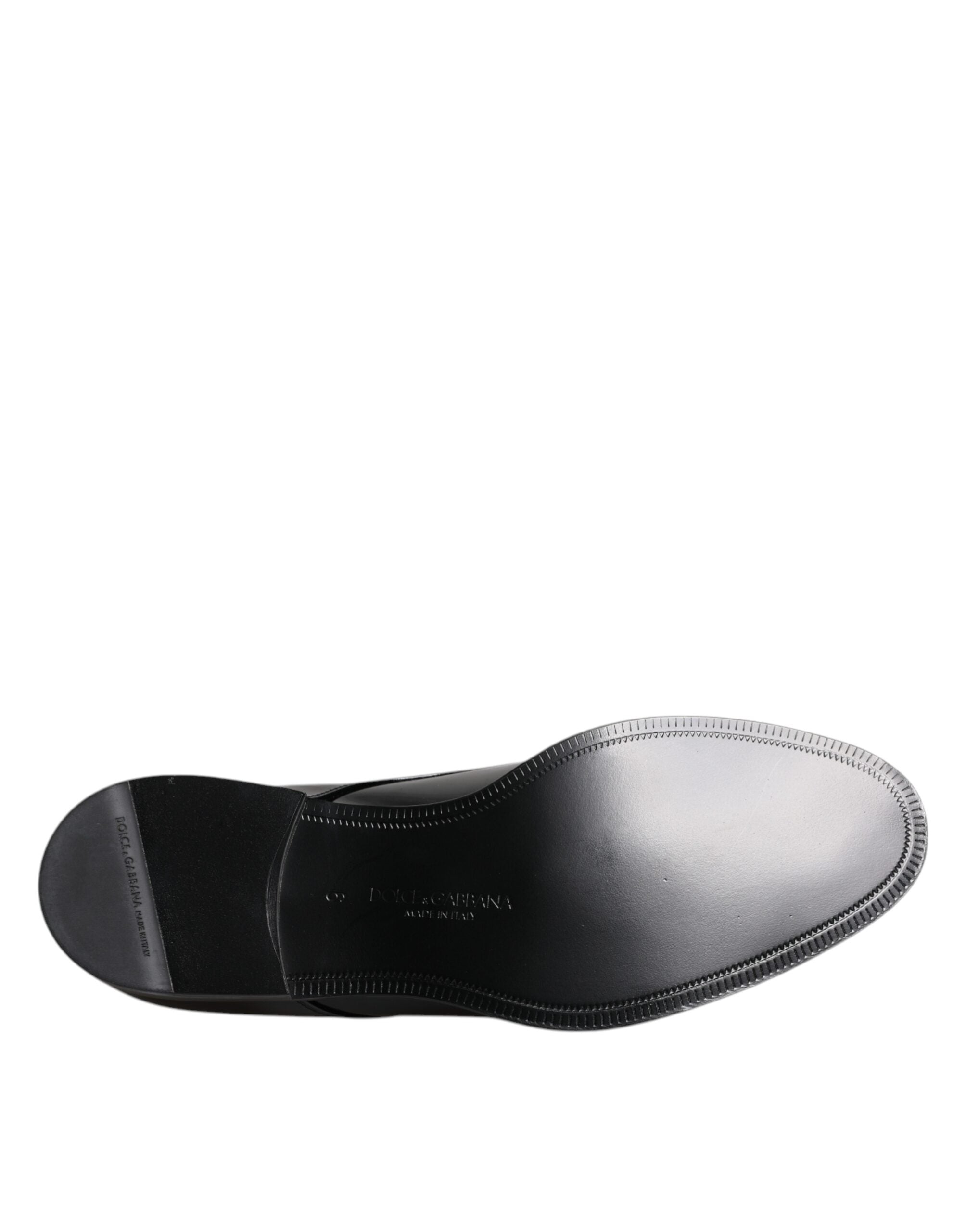 Dolce & Gabbana Black Patent Leather Derby Formal Dress Shoes -   -  Dolce & Gabbana.