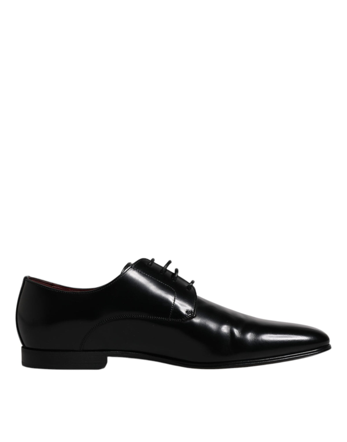 Dolce & Gabbana Black Leather Lace Up Men Derby Formal Shoes -   -  Dolce & Gabbana.