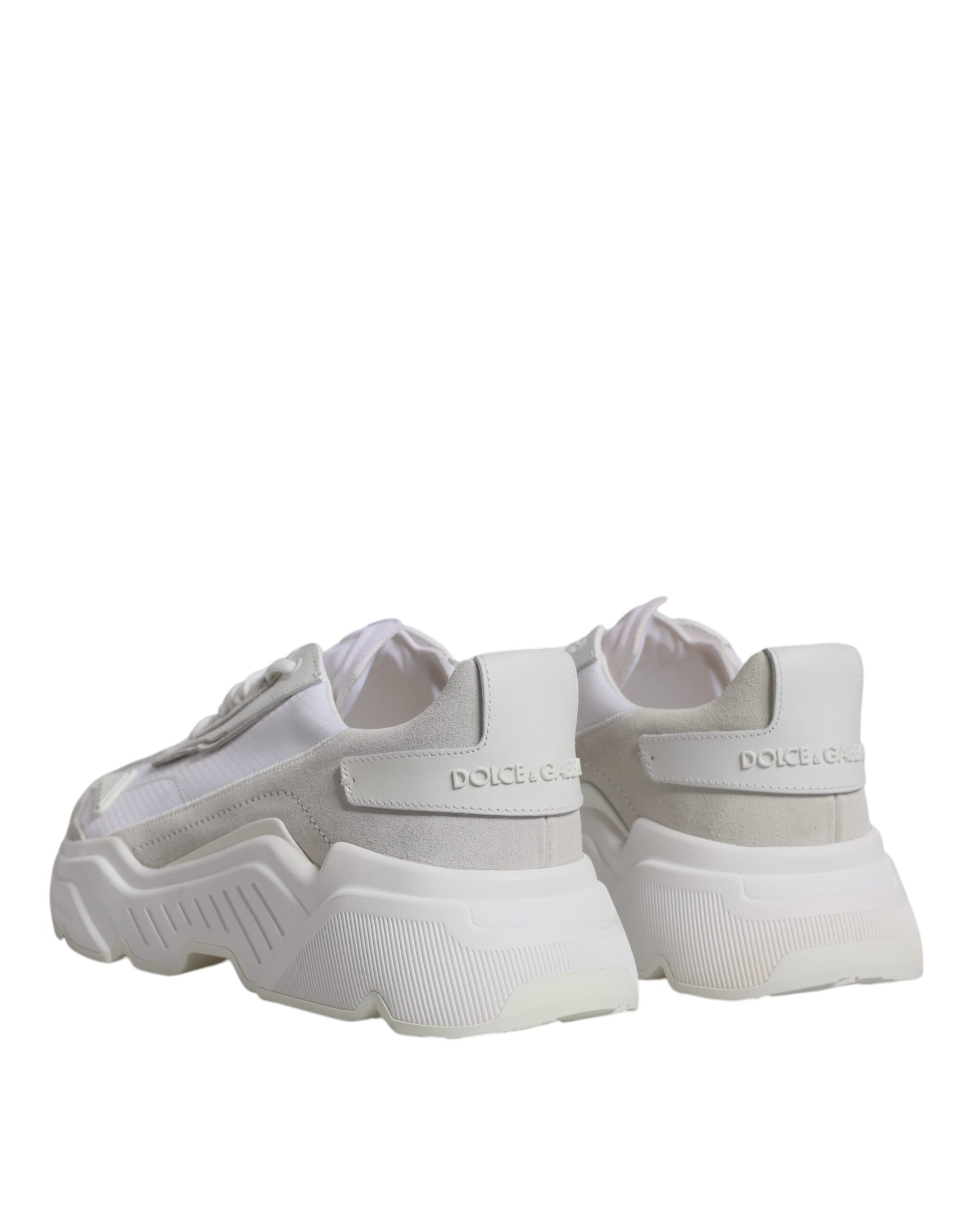Dolce & Gabbana White Leather Daymaster Low Top Sneakers Shoes -   -  Dolce & Gabbana.