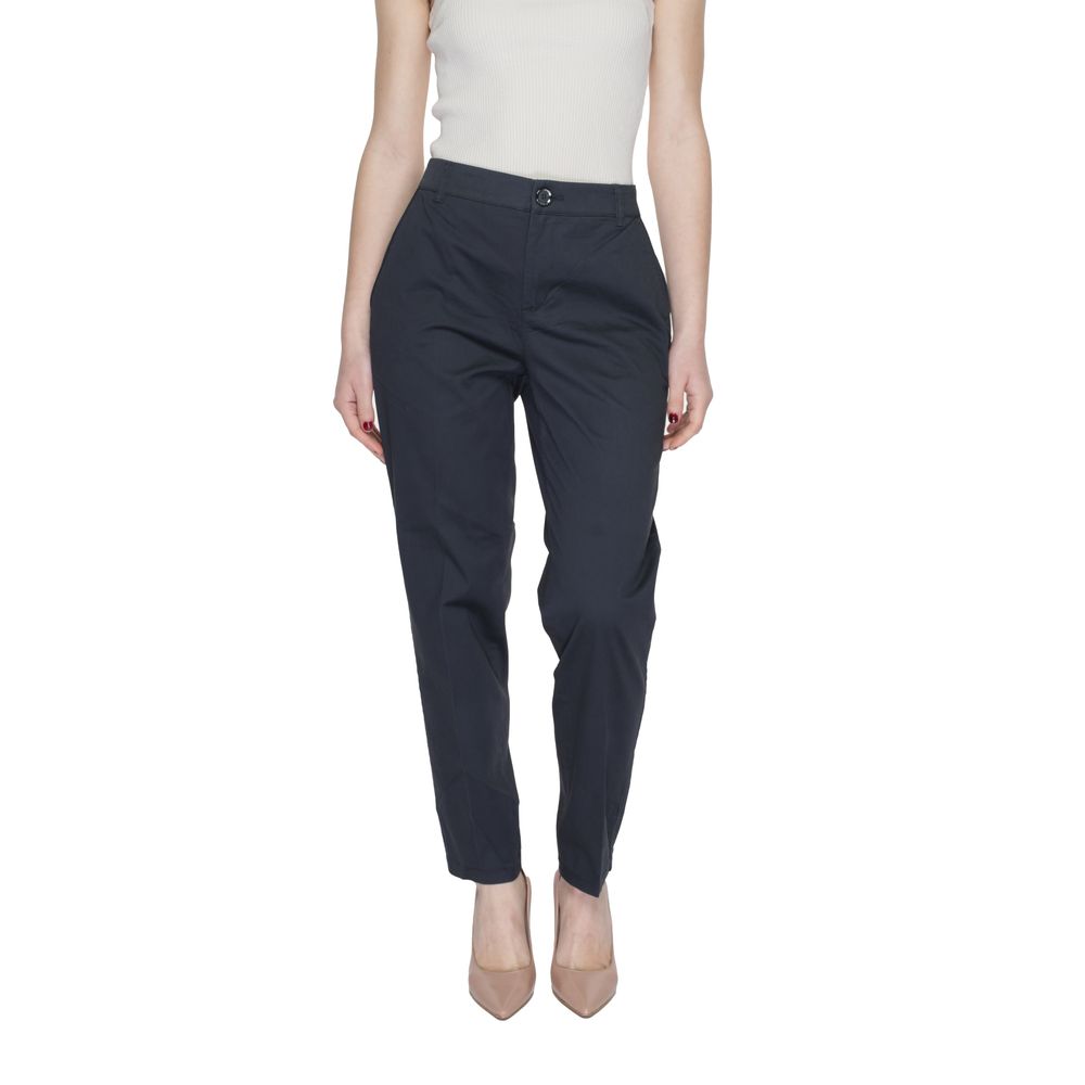 Street One Gray Cotton Pant -   -  Street One.