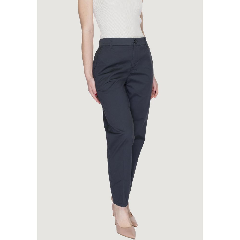 Street One Gray Cotton Pant -   -  Street One.