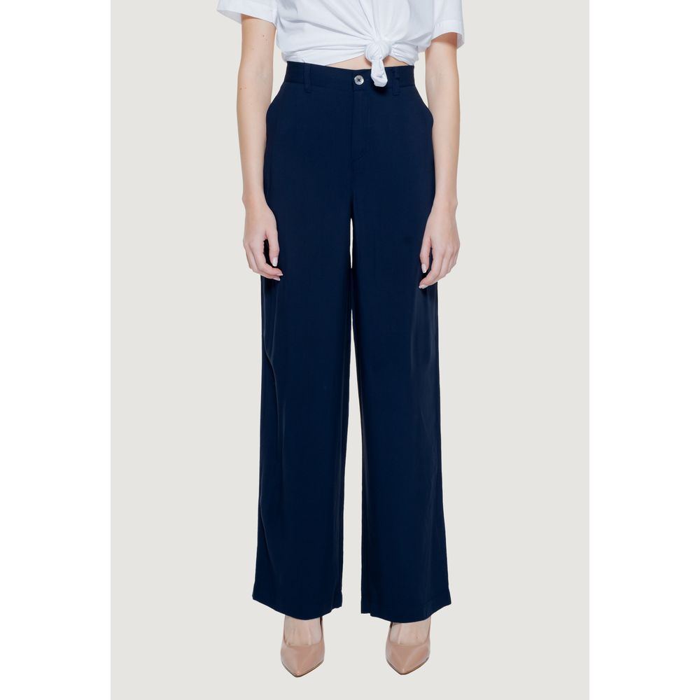 Street One Blue Viscose Pant -   -  Street One.