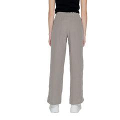 Jacqueline De Yong Beige Cotton Pant -   -  Jacqueline De Yong.