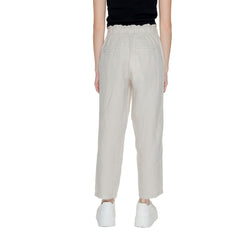 Street One Beige Linen Pant -   -  Street One.