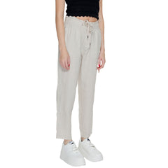 Street One Beige Linen Pant -   -  Street One.
