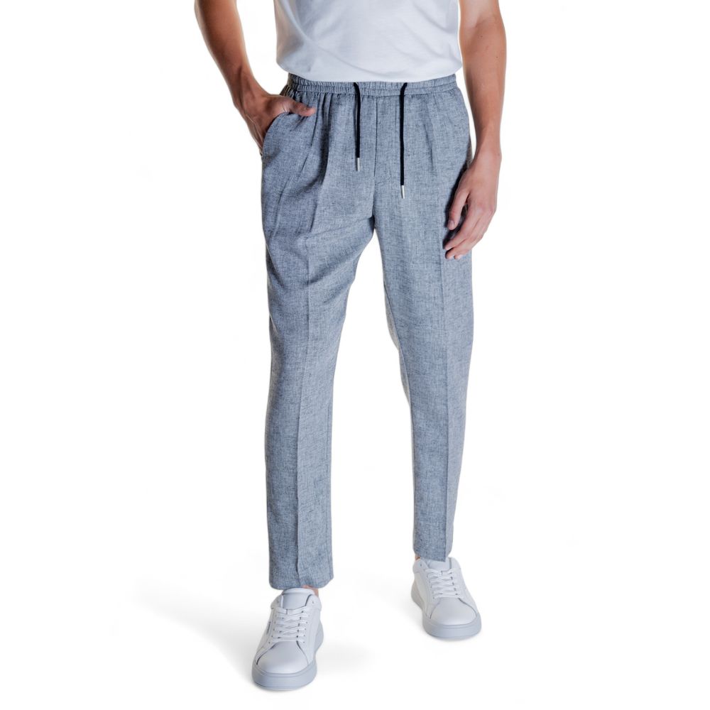 Antony Morato Black Linen Pant -   -  Antony Morato.