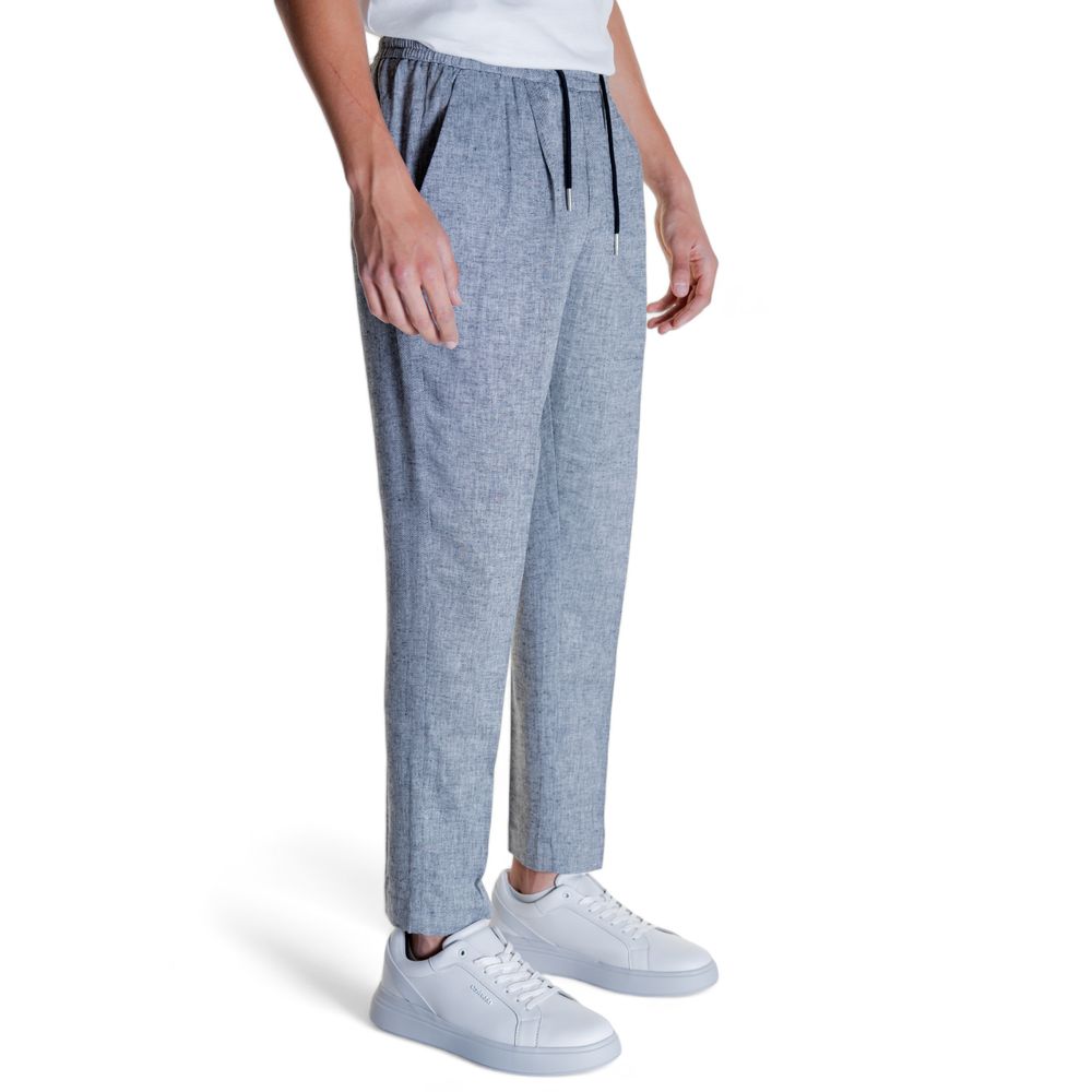 Antony Morato Black Linen Pant -   -  Antony Morato.