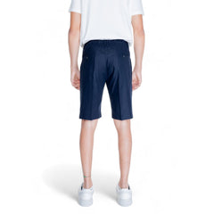 Antony Morato Blue Linen Bermuda -   -  Antony Morato.