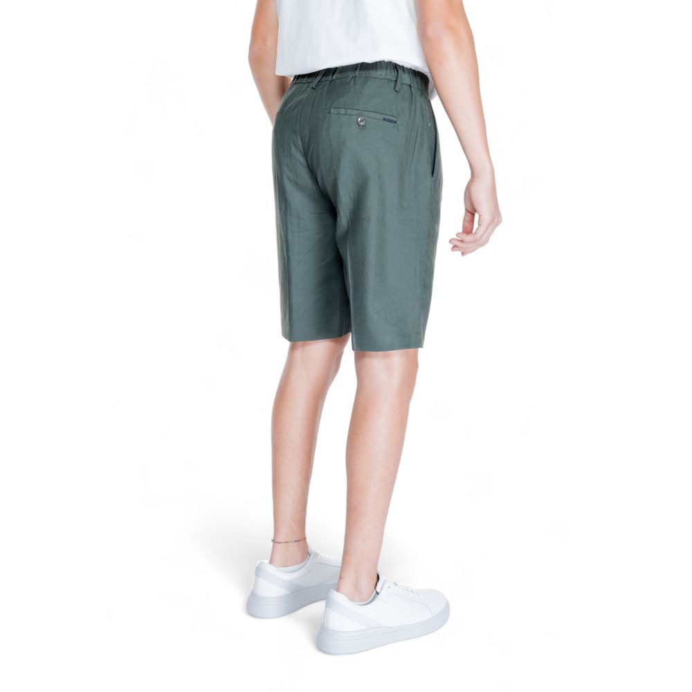 Antony Morato Green Linen Bermuda -   -  Antony Morato.