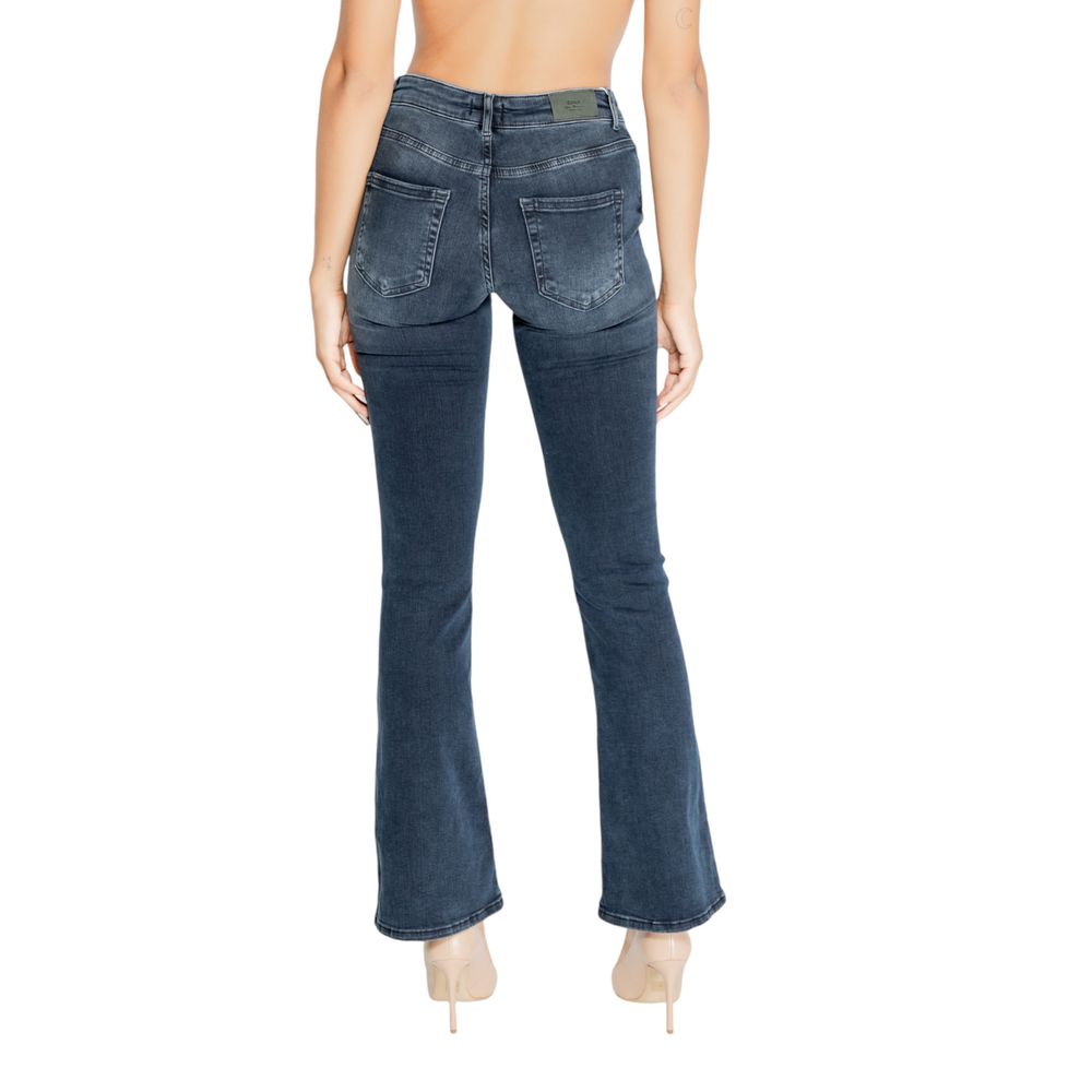 Only Blue Cotton Bootcut Jean -   -  Only.