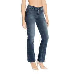 Only Blue Cotton Bootcut Jean -   -  Only.