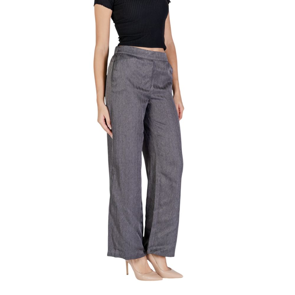 Jacqueline De Yong Gray Polyester Pant -   -  Jacqueline De Yong.
