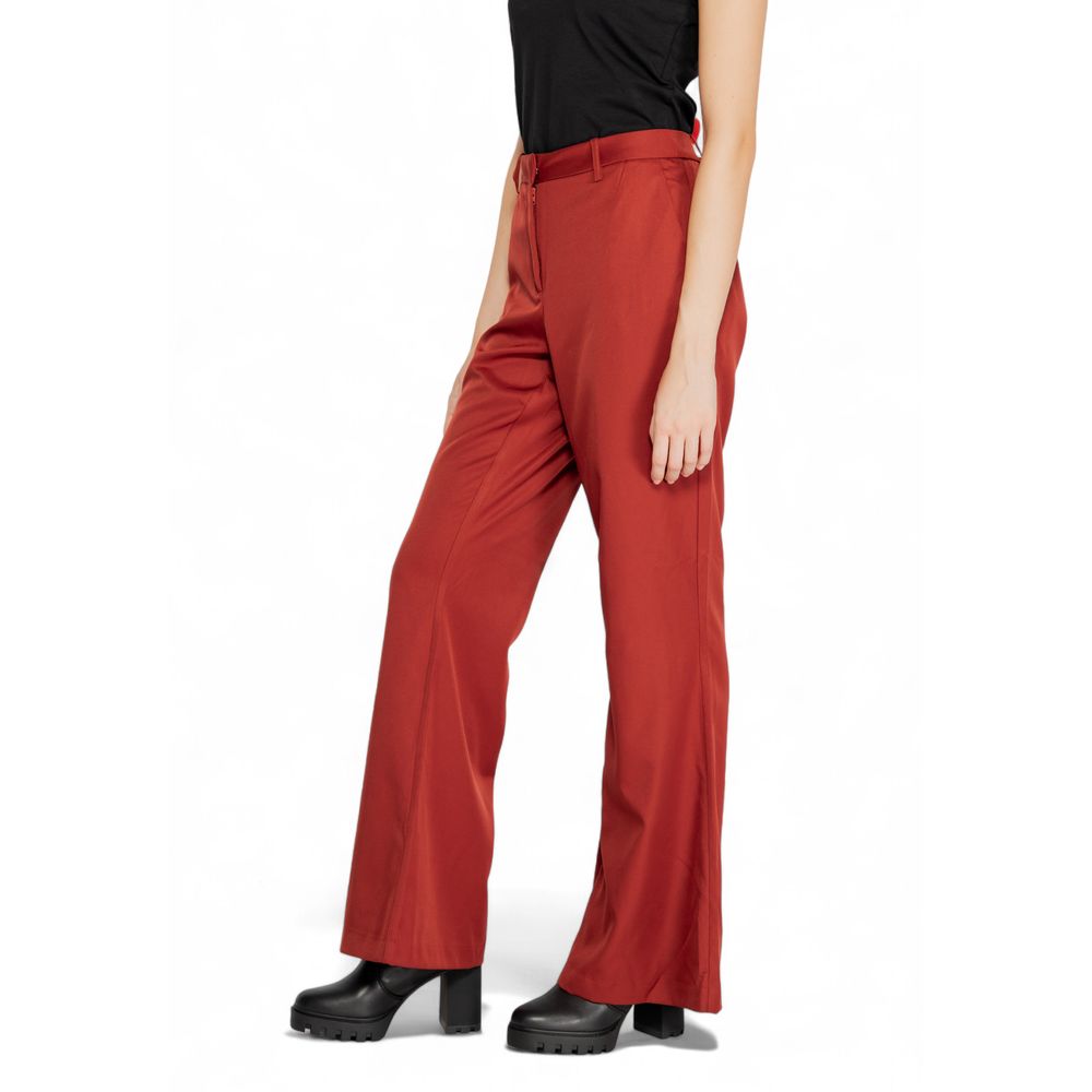Vero Moda Red Polyester Pant -   -  Vero Moda.