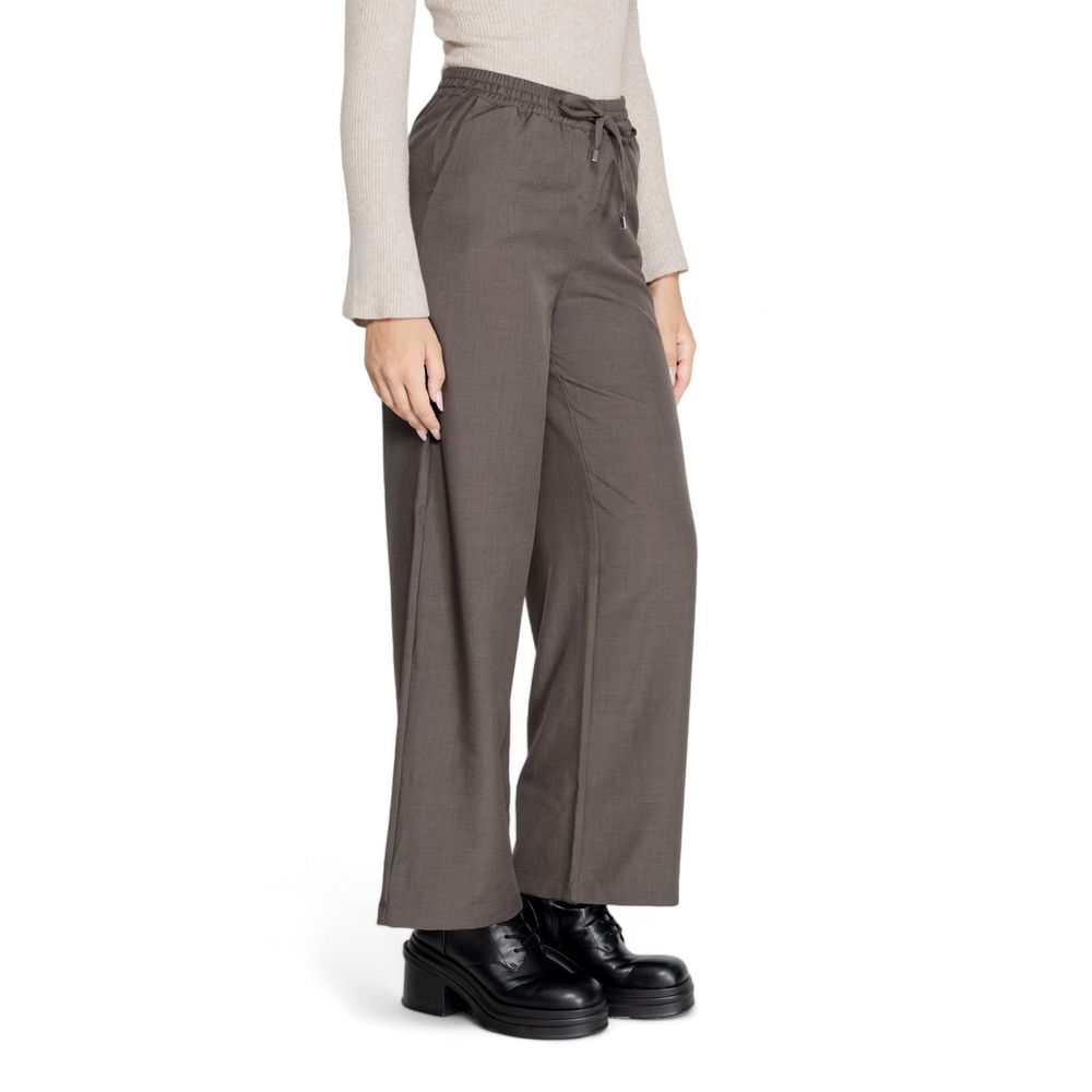 Only Gray Polyester Pant -   -  Only.