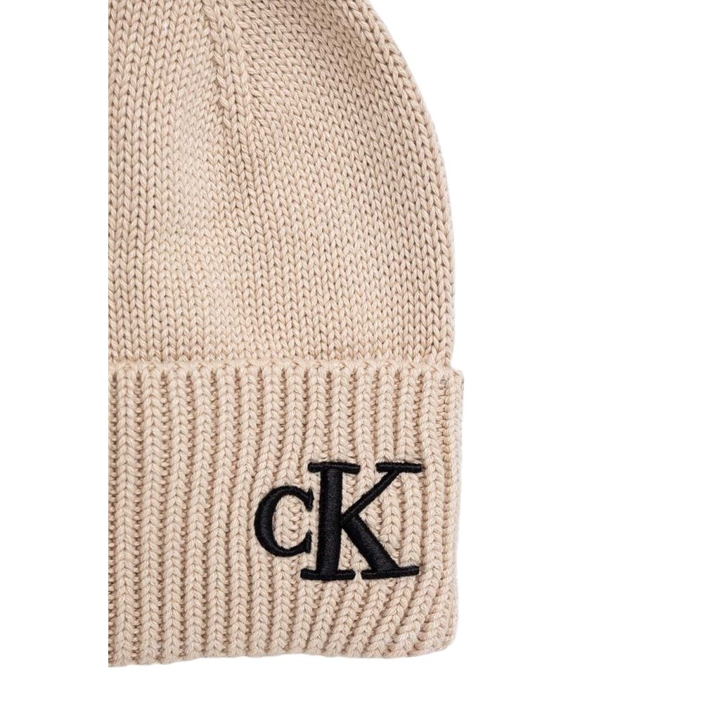 Calvin Klein Beige Cotton Caps Baseball Hat -   -  Calvin Klein.