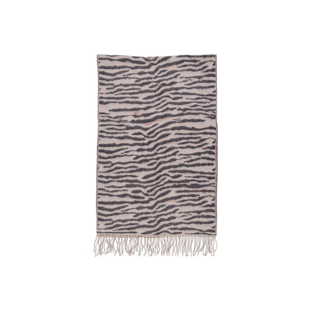 Pieces Beige Marabou Scarf -   -  Pieces.