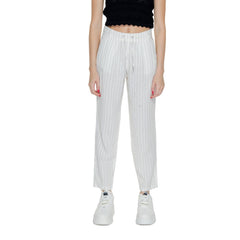Only White Linen Pant -   -  Only.