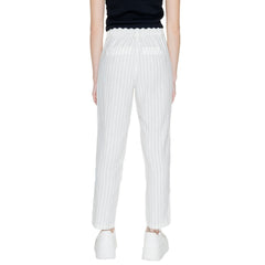 Only White Linen Pant -   -  Only.
