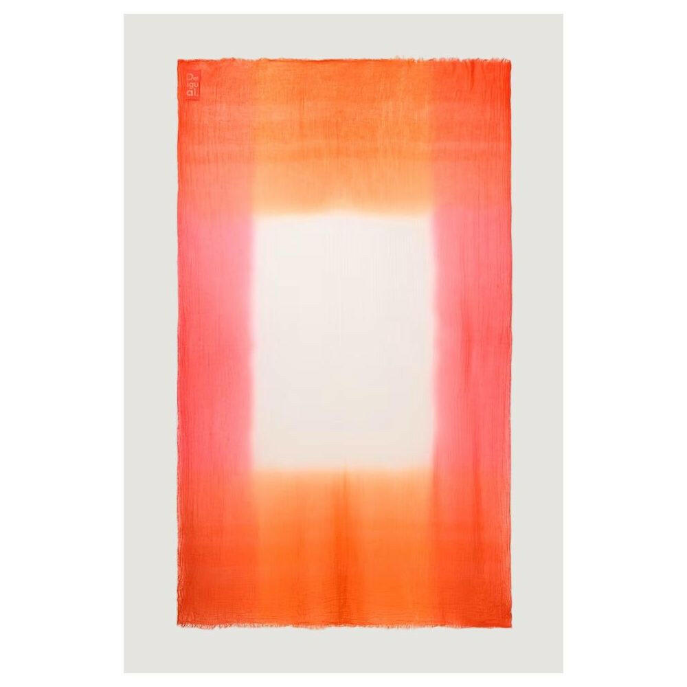 Desigual Orange Polyester Scarf -   -  Desigual.