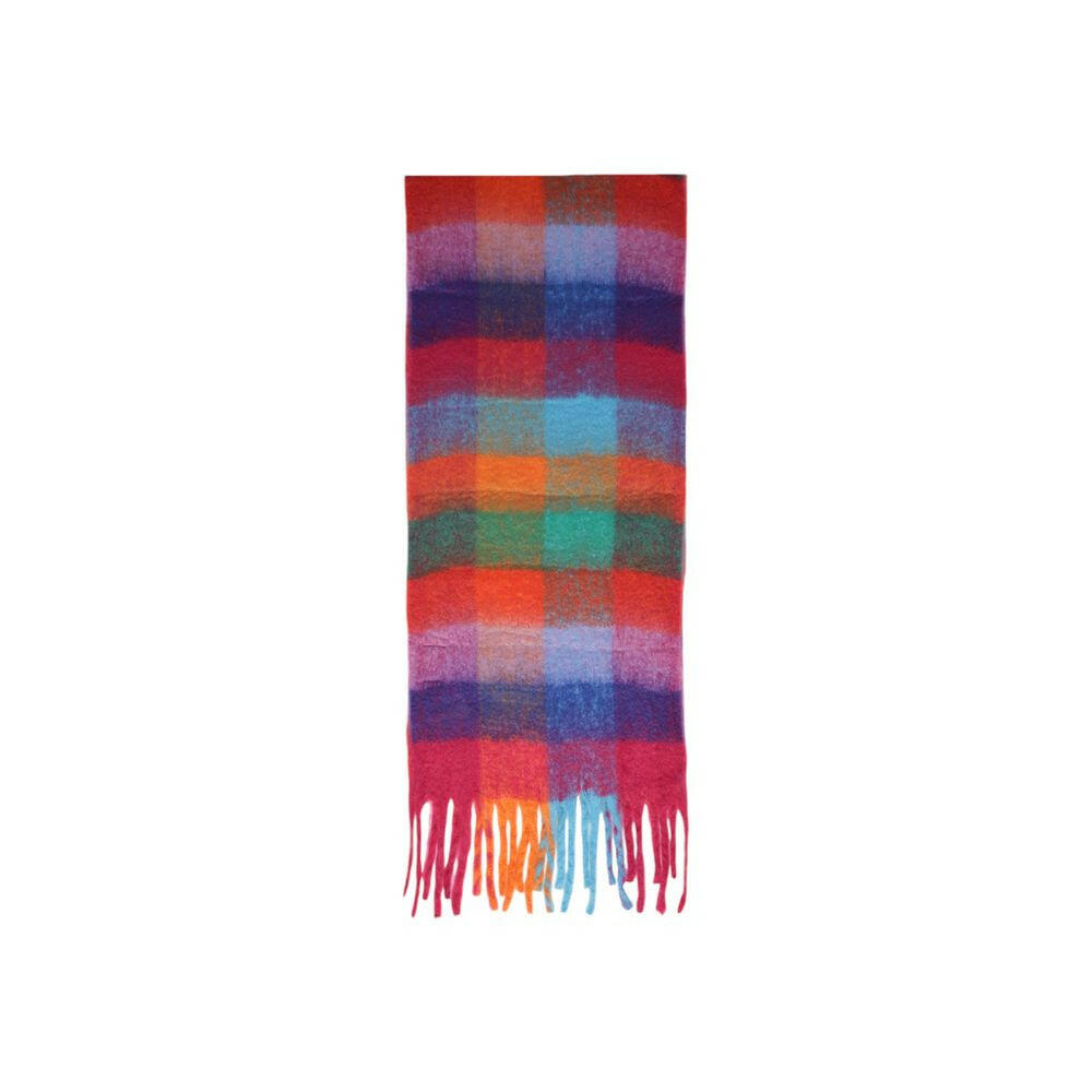 Pieces Orange Recycled Polyester Scarf -   -  Pieces.