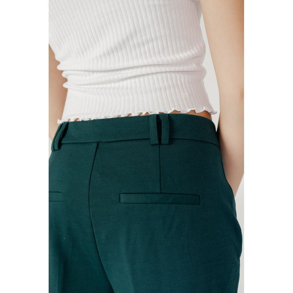 Only Green Polyester Pant -   -  Only.